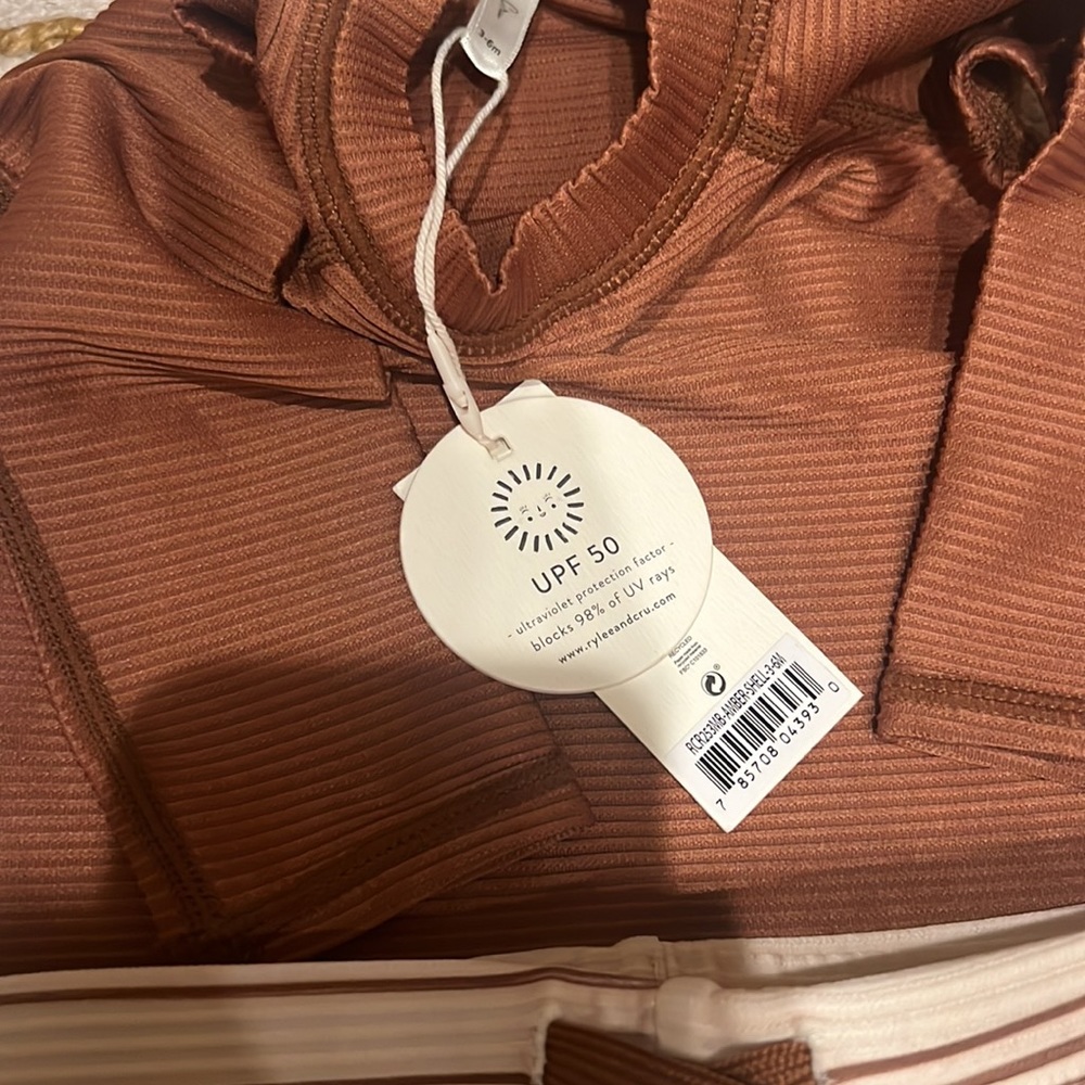 Rylee + Cru Striped Rashguard Set - Picture 6 of 6